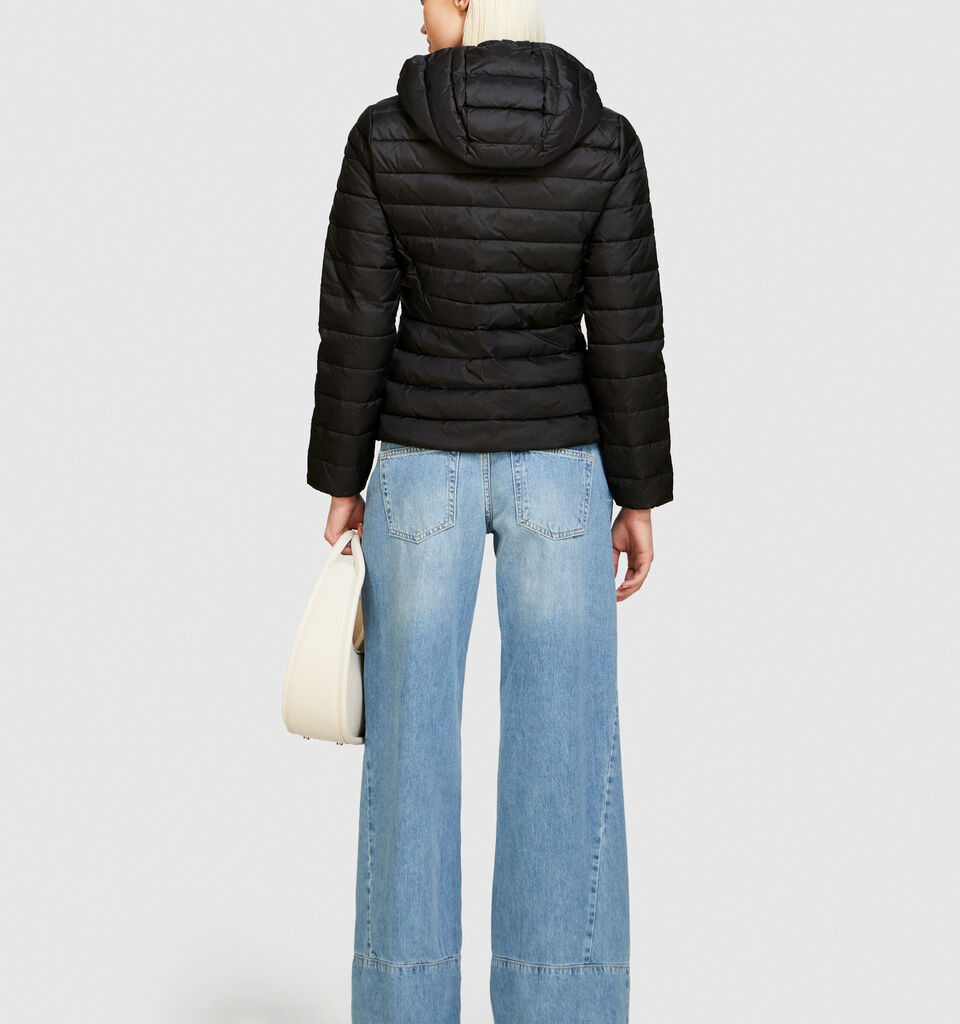 Padded slim comfort fit jacket - women's puffer jackets and coats - Black | Sisley image number 3